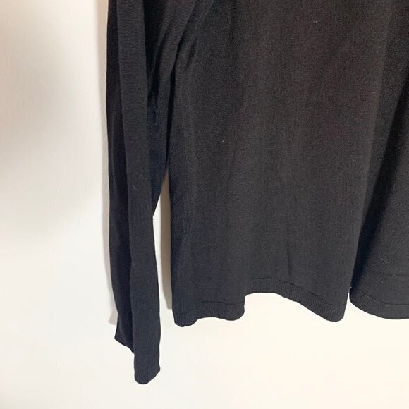 Chico's mock turtleneck lighweight long sleeve pullover sweater - Picture 2 of 9